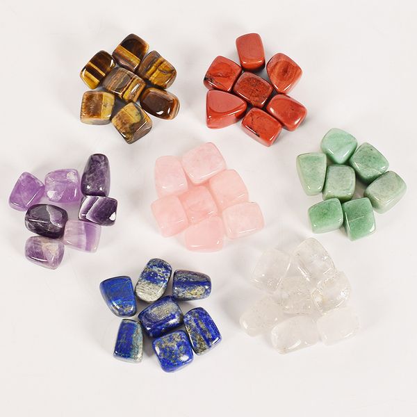 

natural crystal stone irregular 7pcs set healing crystals chakra jade yoga energy colorful agate home decoration small accessories 6 5dy m2