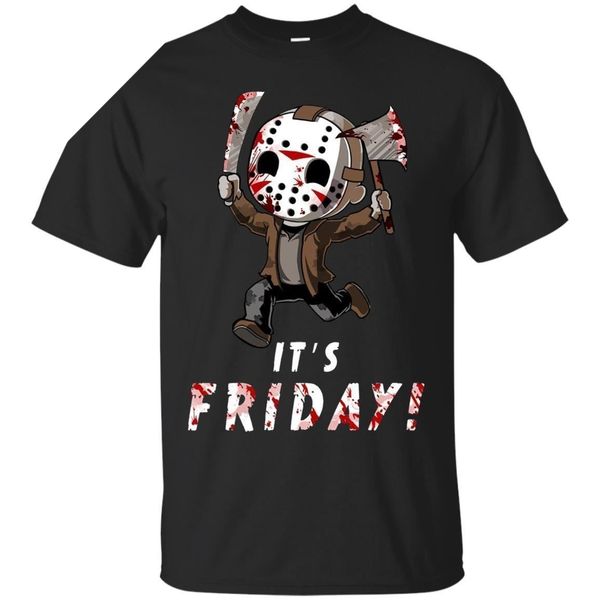 

jason voorhees it's friday friday the 13th horror movie 5xl funny short sleeve sbz1158 sport hooded sweatshirt hoodie t shirt