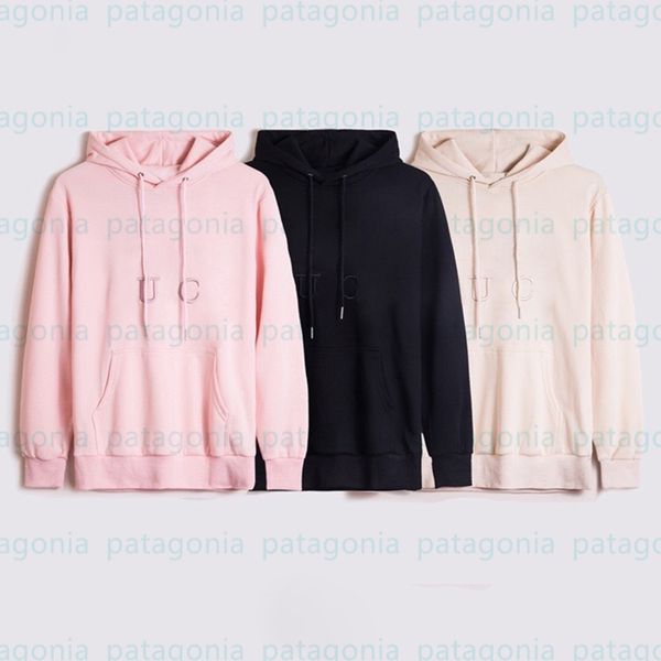 

designer high street hoodies man woman pullover long sleeve sweaters men loose cotton sweatshirt size s-2xl, Black
