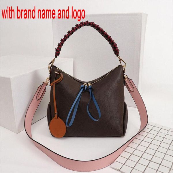

handbags quality m55090 fashion high hobo crossbody purses beaubourg bag women tote monograms flower weaving real leather shoulder qynf q+01