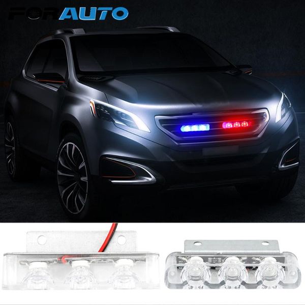 

forauto 2pcs 3 led strobe light автовозы мотоциклов мигающий светодиодный brake стоп сигнальные огни предупреждение задний хвост лампы
