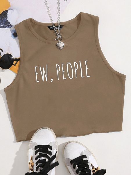 

letter graphic tank g9vv#, White