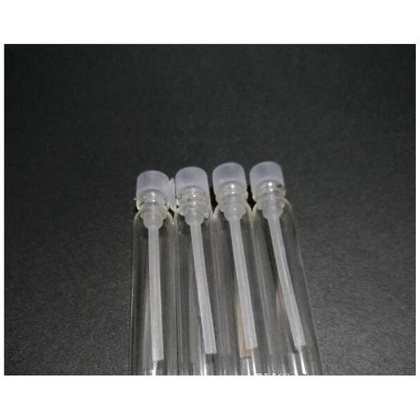 

0.5ml 1ml 2ml l glass perfume essential oil vial clear mini tube travel gram size cosmetic empty tester bottle tra wmthea new_dhbest