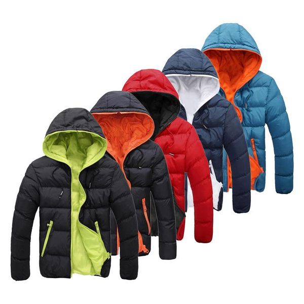 

monerffi 2020 winter jacket men thick warm down jacket brand snow parkas coats warm brand clothing mens outerwear, Black