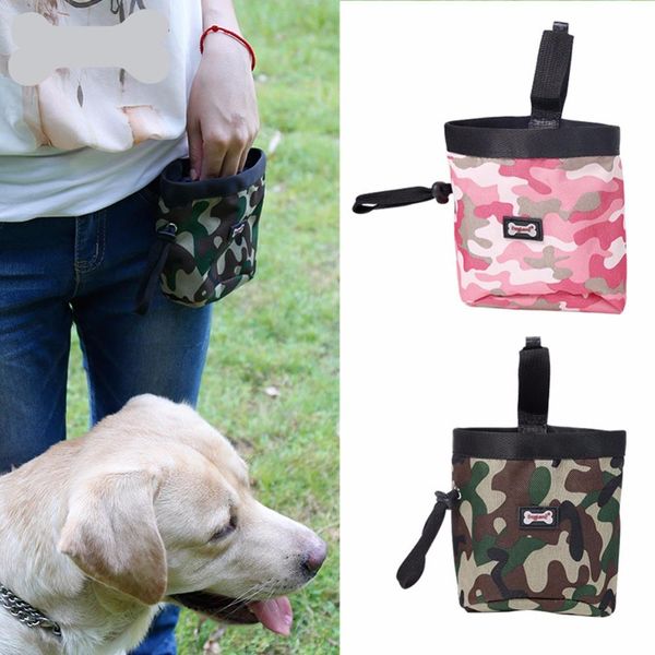 

snack waist walking camouflage pet dog hold pouch bait pockets outdoor product training agility bag storage treat food puppy qylpmi mywjqq