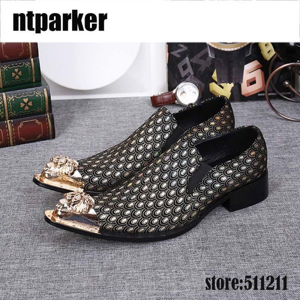 

handmade pointed metal toe men's dress shoes high increased business shoes for men, eu38-46, Black