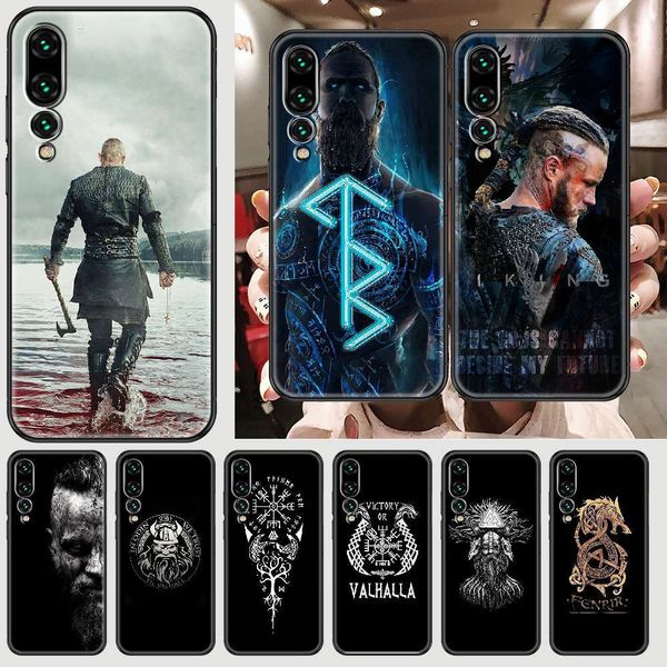

viking tv mobile case, beautiful tpu shell, huawei p mate p10 p20 p30 p40 10 20 smart z pro lite 2019, black 3dvfe1