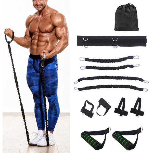 

11pcs resistance band set yoga pilates latex exercise fitness tube workout band rubber stretch training home gyms workout