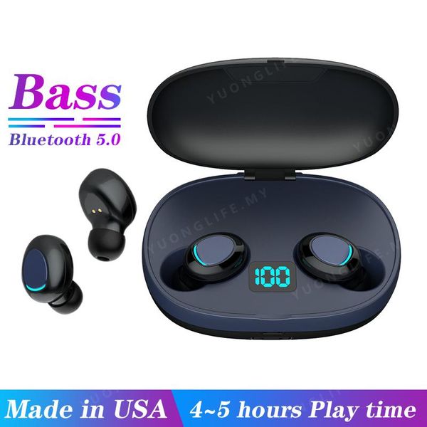 

сильный бас bluetooth наушники tws беспроводные наушники bluetooth 5,0 спорт водонепроницаемая t3s dragon llama наушники