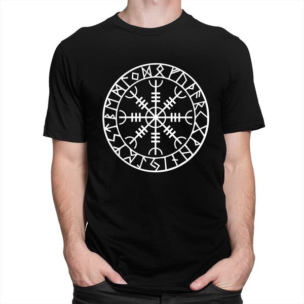 

norse viking rune amulet tshirt short sleeve casual tee vegvisir compass warrior legend clothing sport hooded sweatshirt hoodie men t shirt