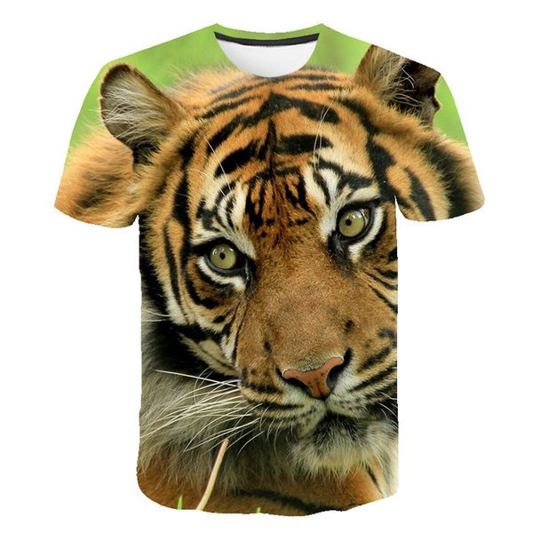 

3d new tiger animal 3d print shirts comics hippie anime men clothing