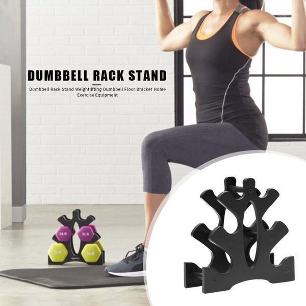 

dumbbells 3-tier dumbbell bracket triangle leaves tree storage rack stand fitness gym equipment home exercise accessories1