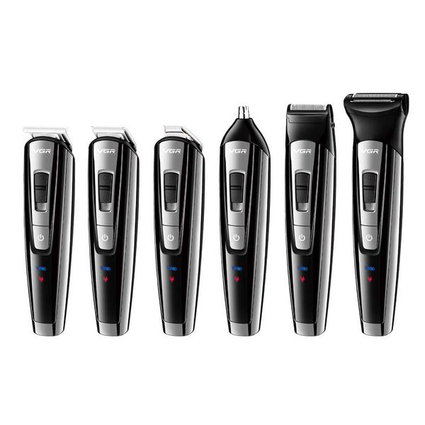 

6in1 men's professional hair trimmer beard electric clipper trimer facial cutter hair cutting machine haircut body grooming kit