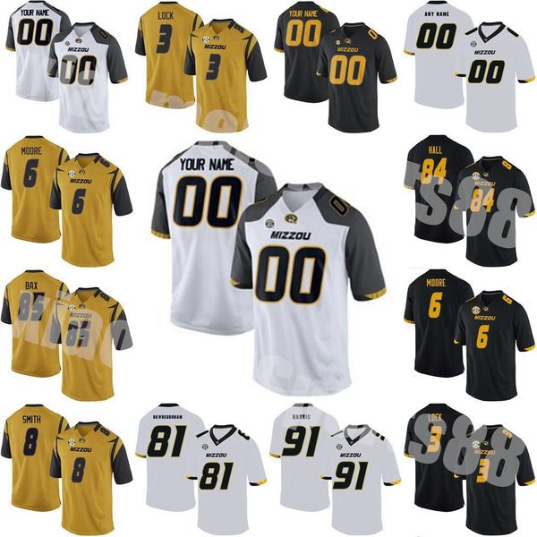 

mizzou missouri tigers college football jerseys shawn robinson jersey jonathan nance albert okwuegbunam damarea crockett custom stitched, Black