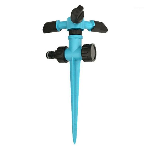 

automatic plastic sprinkler small triangle nozzle lawn sprinkler 360Ã¢Â° rotating garden water irrigation device1