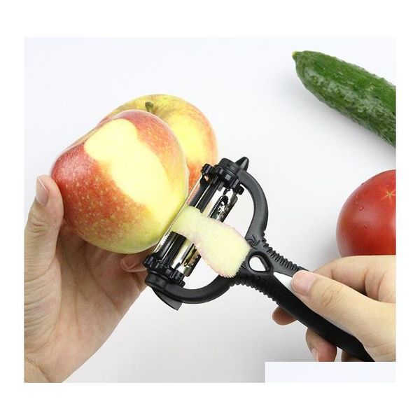 

multifunctional 4 in 1 rotary peeler 360 degree carrot potato orange opener vegetable fruit slicer cutter kitchen ac jllyxn xhhair