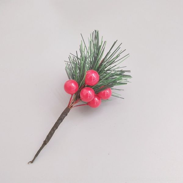 

0hikd christmas red fruit mini artificial flower christmas tree fruit accessoriesaccessories accessoriesgift box decoration accessorie needl