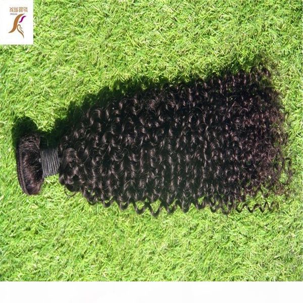

black malaysian deep curly hair wave remy human hair extensions weave 8 - 36 inch double weft hair