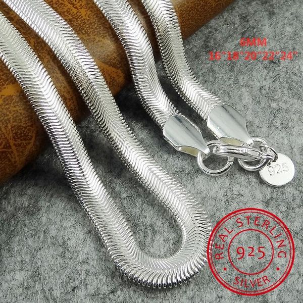 

chains 1 piece 16-24inch nice 925 sterling silver smooth snake man necklace chain with lobster clasps set jewelry