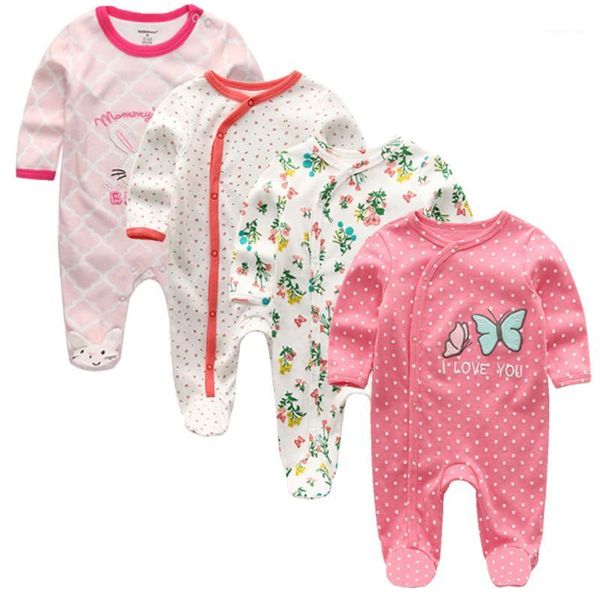 

baby boys clothes sets long sleeve animal baby rompers girls sleepsuits 0-12 months costumes1, White