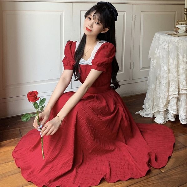 

e06ms red long skirtshort skirt skirtwomen's hepburn 2020 summer style dress french long dress with waist closing and thin new style sk, Black;gray