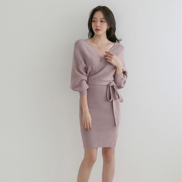 

2021 new solid female batwing hollowing cleavage down back rent up to minidressed lady in the mail-order pencil office dress j0me, Black;gray