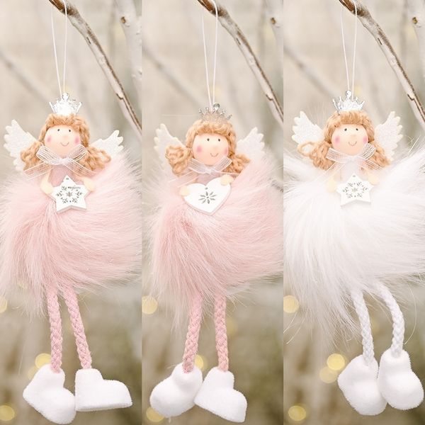 

nu2q5 zicheng christmas new gift products long hair angel leg pendant bfkho children's creative angel decorative festival supplies pend