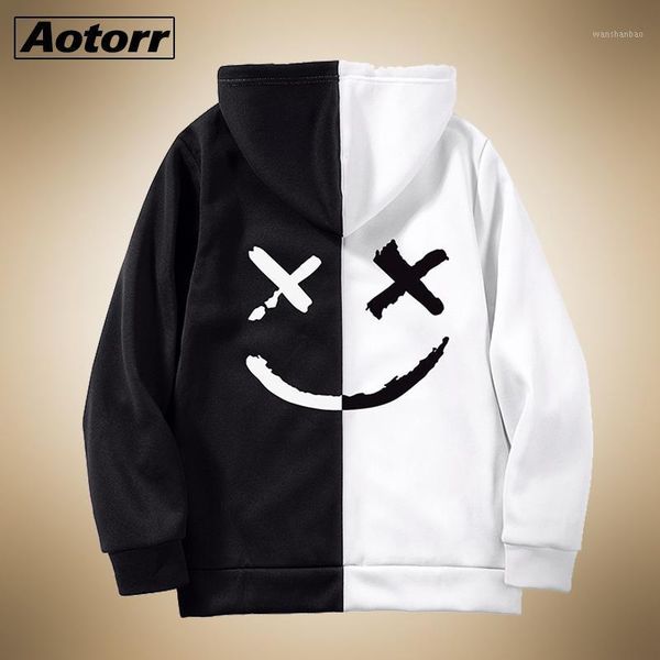 

2020 man autumn winter zipper casual hoodied mens sweatshirts solid hoody fleece patchwork hoodies men sportswear sweatshirts1, Black