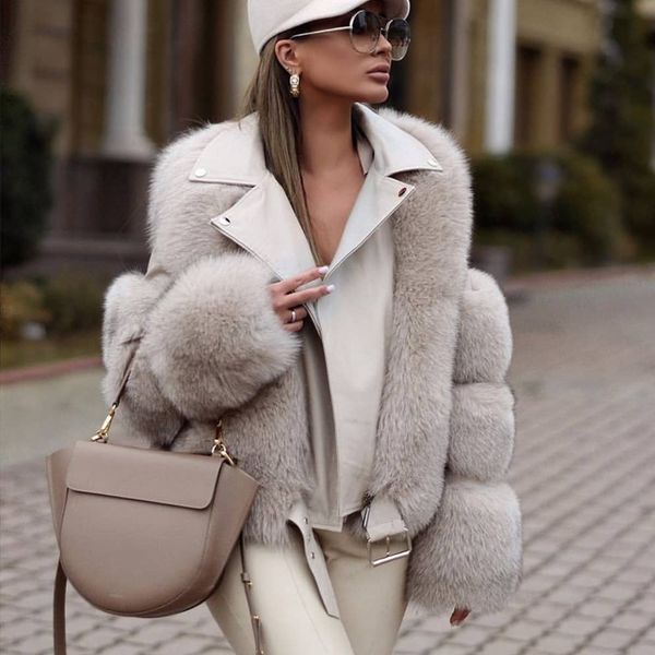 

real fur jacket ladies new fox fur jacket women real fox fur jacketx1019, Black