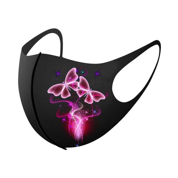

1шт unisex для взрослых красочной бабочек рта маска моющегося и многоразового face cover теплого ветрозащитного пыле mondkapjes wasbaar wmtm