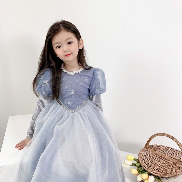 

do1745 girls' drs autumn winter 2020, Red;yellow