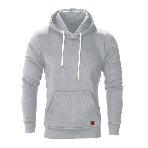 

men long sleeve autumn winter casual sweatshirt hoodies blouse tracksuits loose kg-1568, Black