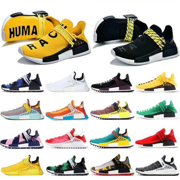 

mens human race extra eye bbc heart mind running shoes hu pharrell williams solar pack nerd aqua white trainers runner sneakers
