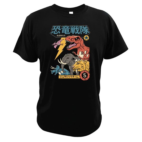 

dino sentai t shirt japanese anime tyrannosaurus rex tiger mammoth dinosaur team game funny japan t-shirt sport hooded sweatshirt hoodie