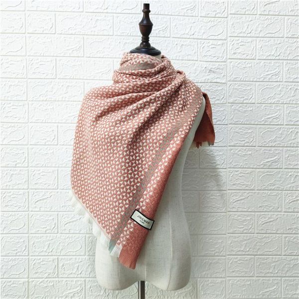 

new 2020 luxury cashmere scarf women foulard winter bandana warm shawls and wraps bufanda thick blanket scarves, Blue;gray
