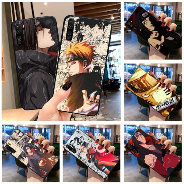 

akatsuki - painkonan naruto shell for huawei p40 p30 p20 lite pro mate 30 20 pro p smart 2019 prime