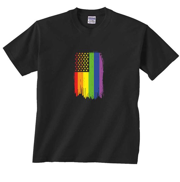 

men 2019 summer fashion selling gay pride vertical usa flag t-shirtdesign your own t shirt sport hooded sweatshirt hoodie