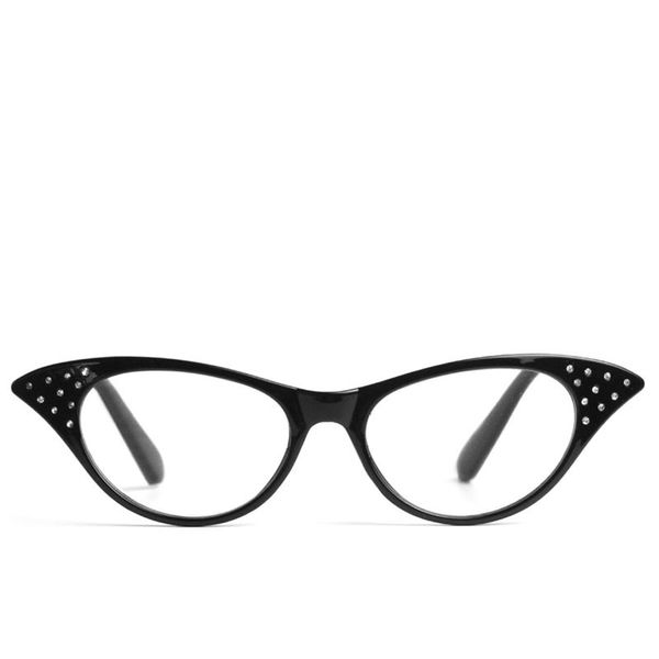 

cat eye женщины reading смола кристалл rhinestone украшения очки