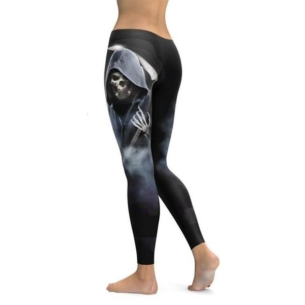 

nightmare before christmas gothic halloween leggings women printed plus size leggings high waist leggins spandex legging mujer, Black