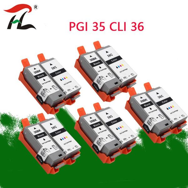 

pgi-35 pgi35 pgi-35bk cli-36 ink cartridges replacement for canon pixma ip100b ip100 ip100 with battery mini 260 320
