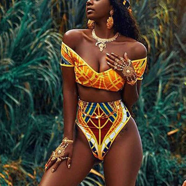 

african print bikinis women swimsuit beach bathing suit maillot de bain femme biquini brazilian bikini set, White;black