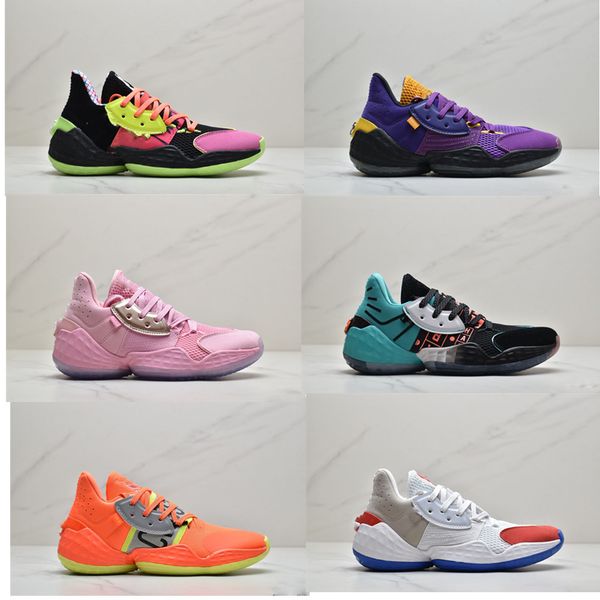 

2020 large size 40~46 harden 4th generation boots, comfortable foot cushioning, low-basketball shoes, men's casual sports shoes