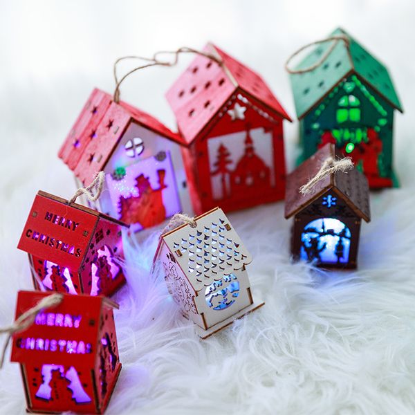 

decoration nordic tree snow table house christmas small gift