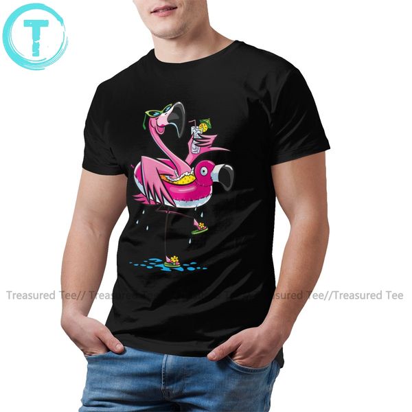 

flamingo flamingo drinks wine funny summer mens oversize classic cute hoodie designers t shirts sweatshirt