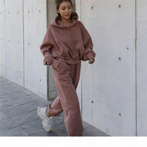 

g39 european and american autumn winter 2020 new stand collar splicing leisure sports suit for women, Gray