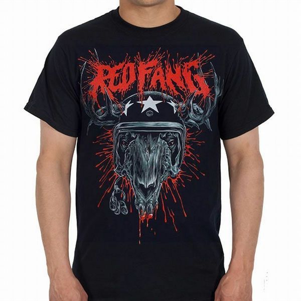 

red fang jackalope t-shirt - s - 10) sport hooded sweatshirt hoodie