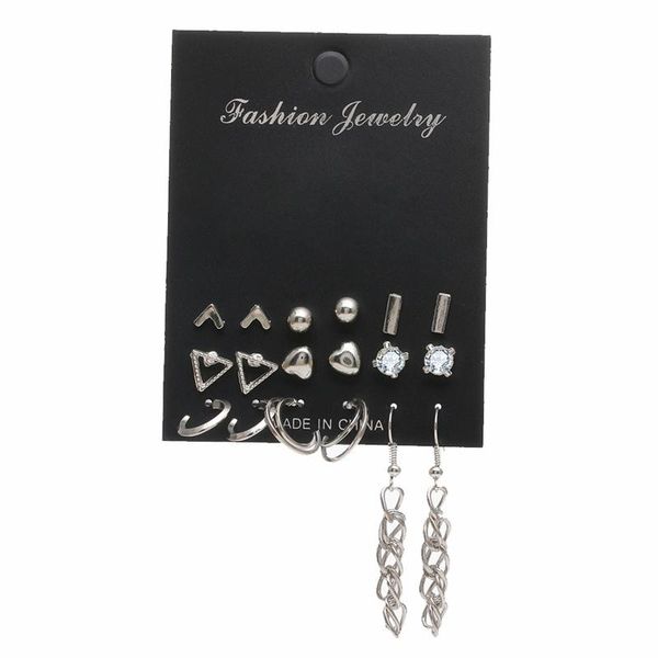 

малый бал звезда сердце геометрической серьги для женщин boho длинная кисточка серьги висячей мотаться серьги падения женщина diy ювелирных, Golden