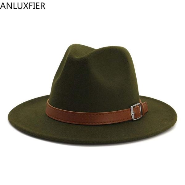 

stingy brim hats h7566 korean women fedroas hat british vintage simple wool felt jazz cap lady autumn winter fashion flat eave high quallity, Blue;gray