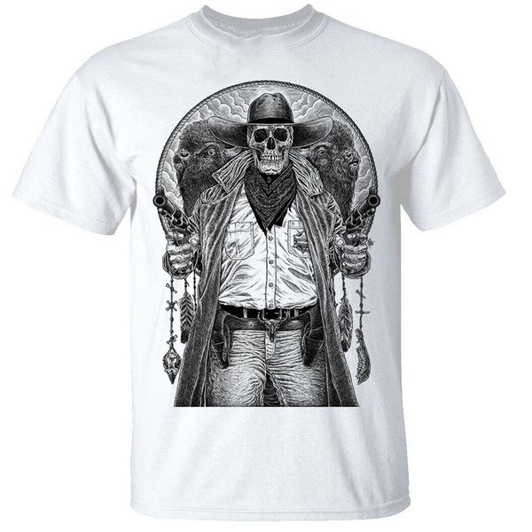 

дизайнеры балахона undead шериф mens череп скелет готических goth rock biker punk хлопок с коротким рукавом футболки толстовки