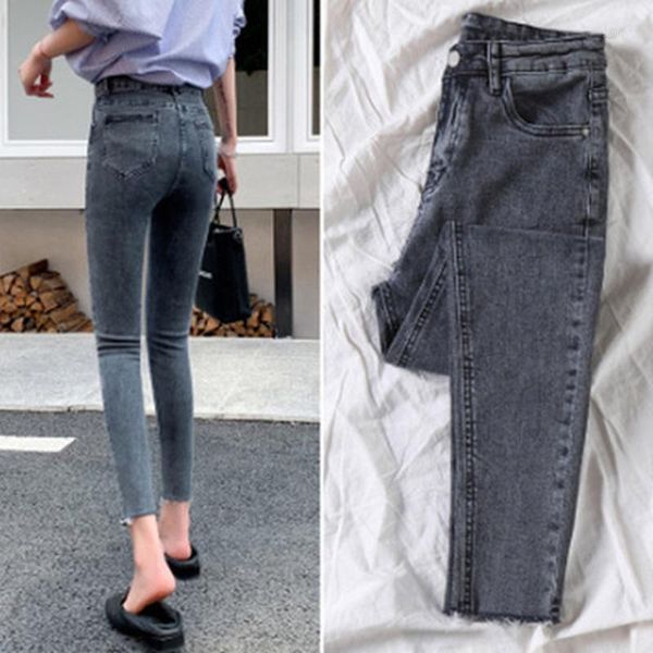 

women's jeans black high waist woman pants spring autumn mom fashion trousers pencil jeans for women skinny 2020 vintage clothes1, Blue